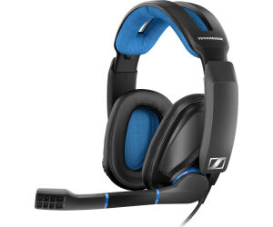 Auriculares gaming epos sennheiser gsp 300 jack 3.5mm microfono negro y azul