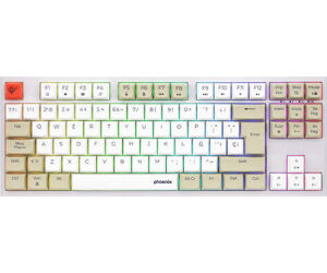 Teclado gaming royal pbt mecanico blanco