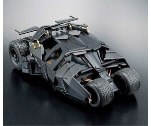 Figura replica bandai hobby dc comics batman batmobile 1 - 35 escala model kit