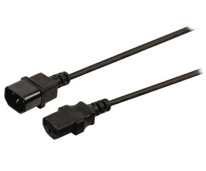 Cable alimentacin IEC-320-C14 - IEC-320-C13 de 2m.