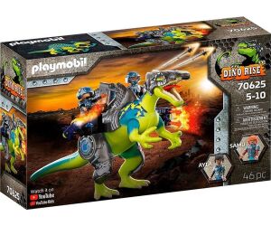 Playmobil spinosaurus: doble poder de defensa