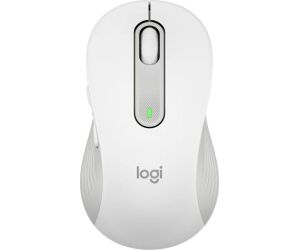 Mouse raton logitech m650 for business grande wireless inalambrico blanco crudo