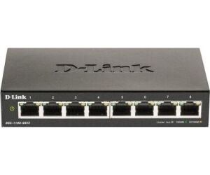 Switch d - link 8 puertos 10 - 100 - 1000 gestionable easysmart