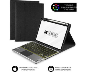 Funda Teclado Subblim Keytab Pro Bt Touchpad Ipad 10,9" 10g Black