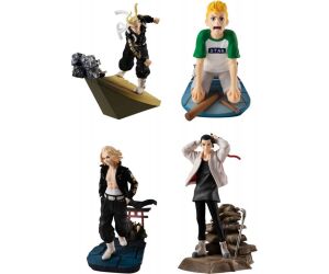 Set figuras megahouse petitrama series tokyo revengers toman heroic scenes