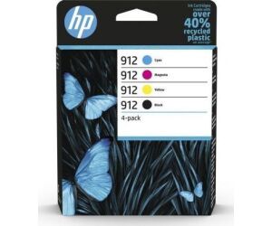 HP Paquete de 4 cartuchos de tinta Original 912 negro/cian/magenta/amarillo