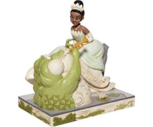 Figura enesco disney la princesa tiana y el sapo tiana con cocodrilo