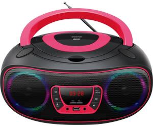 Radio denver tcl - 212 rosa -  reproductor cd -  usb -  bluetooth