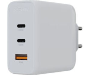 CARGADOR USB DE VIAJE/PARED 100W GAN2 ULTRA WALL 2x TYPE-C/USB 3.0 BLANCO XTORM