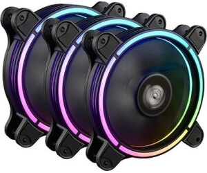 Ventilador gaming enermax t.b. rgb ad. 120mm pack de 3