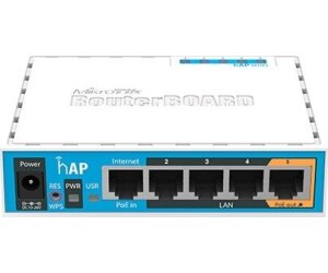 Switch Mikrotik RB951Ui-2nD 5 Puertos/ RJ45 10/100/ PoE