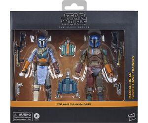 Set 2 figuras hasbro star wars the black series the mandalorian shriek -  hawk trainers