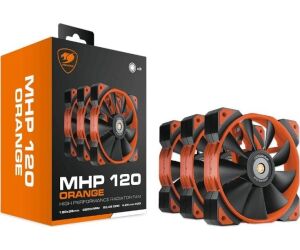 Cougar Ventilador Mhp 120 Orange Pack 3