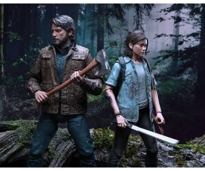 Set 2 figuras neca the last of us 2 scale action figure -  joel & ellie