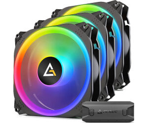 Kit ventiladores gaming antec prizm x 3 x 120mm argb