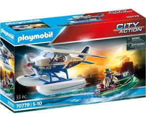 Playmobil policia hidroavion: persecucion de contrabandista