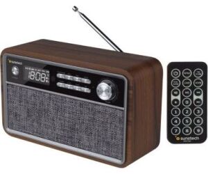 Radio Vintage Sunstech RPBT500/ Madera