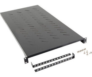 Bandeja Lanberg Fija 1u 483x900mm Hasta 25kg Rack 19" Negro