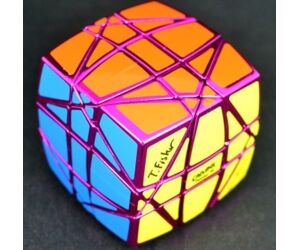 Cubo de rubik calvin's hexaminx rosa