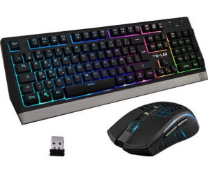 The G-lab Wireless Gaming Combo - Mouse + Keyboard - Spanish Layout (combo-tungsten/sp)