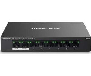 Switch Mercusys Ms108gp 8 Puertos Gigabit 7 Puertos Poe+