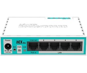 Router Mikrotik Hex Lite RB750R2 5 Puertos/ RJ45 10/100/ PoE