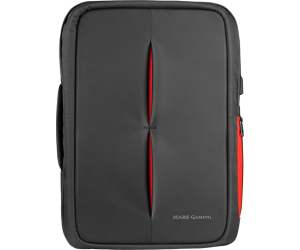 Mochila Mars Gaming MB2 para Porttil hasta 17.3"/ Puerto USB/ Antirrobo/ Impermeable/ Gris y Roja