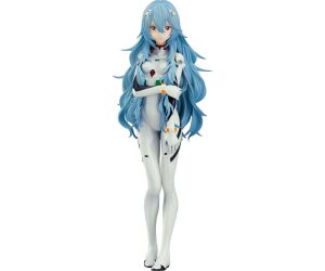 Figura good smile company pop up parade rebuild of evangelion rei ayanami pelo largo