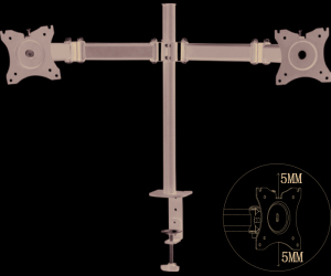 Soporte doble monitor 100 x 100 hasta 27pulgadas