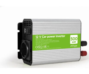 Inversor De Corriente Gembird  Para Coche De 12v 500w