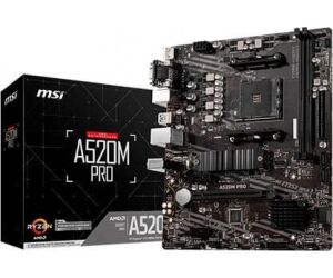 Placa Base Msi A520m Pro Am4 Matx 2xddr4