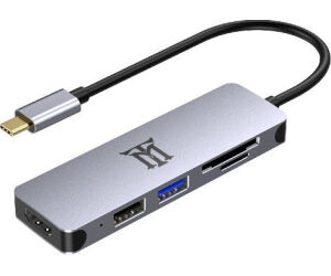 Hub usb tipo c maillon premium 2 x usb 3.2 - 1 x usb tipo c - micro sd - sdxc