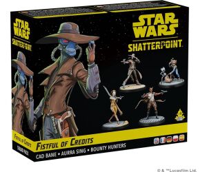 Juego de mesa star wars shatterpoint fistful of credits cad bane squad pack edad recomendada 14 aos