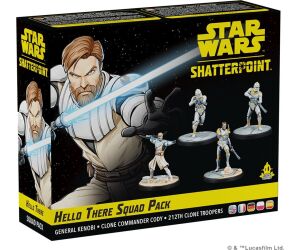 Juego de mesa star wars shatterpoint hello there general obi - wan kenobi squad pack