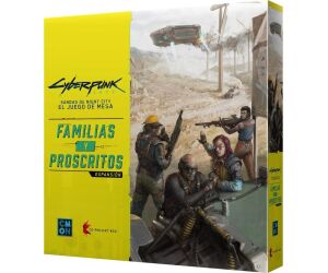 Juego de mesa cyberpunk 2077: familias y proscritos edad recomendada 14 aos