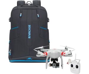 Mochila rivacase 7890 borneo xl dron para portatil 16pulgadas negro