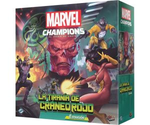 Juego de mesa marvel champions: la tirania de craneo rojo 265 cartas pegi 14