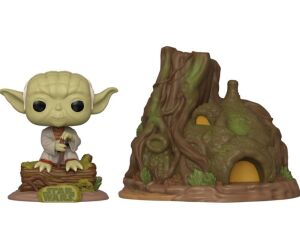 Funko pop deluxe star wars empire strikes back cabaa de yoda 40th aniversario 46765