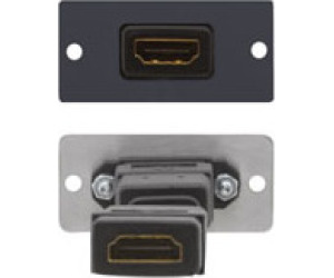 Kramer Electronics W-H(W-HDMI)(B) placa de pared y cubierta de interruptor Negro