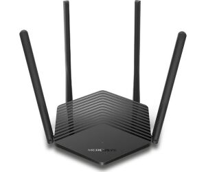 Mercusys MR60X router inalámbrico Gigabit Ethernet Doble banda (2,4 GHz / 5 GHz) Negro