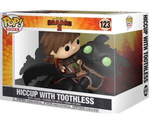 Funko pop rides deluxe: como entrenar a tu dragon hiccup con desdentado