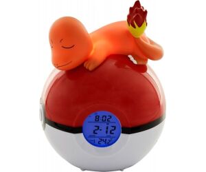 Lampara reloj despertador teknofun madcow entertainment nintendo pokemon charmander led