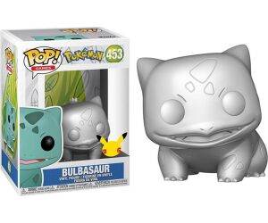 Funko pop jumbo pokemon s6 bulbasaur plateado efecto metalico 10pulgadas edicion especial exclusivo 59874