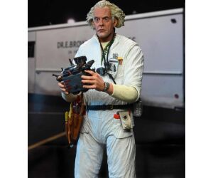 Figura neca  back to the future -  ultimate doc brown (1985) scale action figure