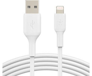 Belkin CAA001BT3MWH cable de conector Lightning 3 m Blanco