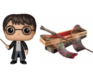 Pack funko + varita harry potter -  harry potter