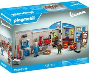 Playmobil taller vespa estilo retro aos 60