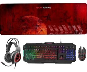 Mars Gaming Combo MCPRGB2 4IN1 RGB SPANISH