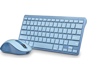 Teclado + Raton Wireless Fantasy Kit Azul Ngs