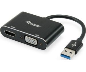 Adaptador equip usb 3.0 a vga - hdmi - 1920 x 1080 - 60hz